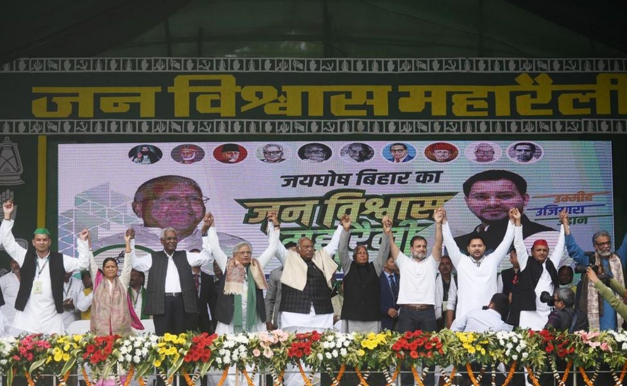 RJD Janvishwas Rally  Turns Into a Big Push For INDIA 2024